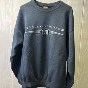 XL Vintage Harley Davidson sweatshirt with character.